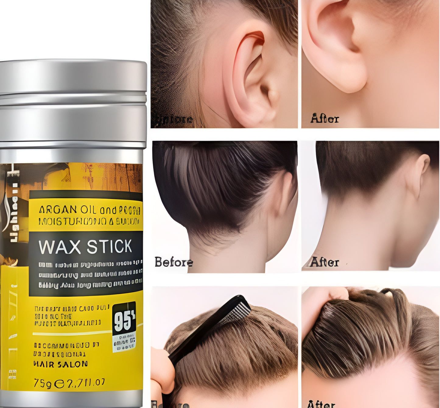 IKT Hair Gel Cream styling Hair Frizz Fixed Fluffy Children Men and Women Styling Wax Edge Control